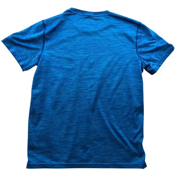 Tek Gear Mens Activewear Top Small Short Sleev DryTek Blue Athletic T-Shirt - Picture 2 of 9